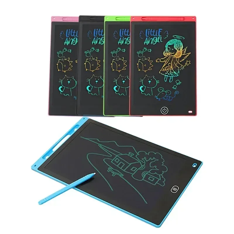 6.5/8.5/10/12 Polegada lcd escrita tablet prancheta graffiti sketchpad mgaic apagável almofada de escrita brinquedos para crianças meninos presentes