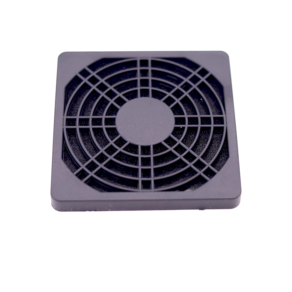Пластиковый черный осевой вентилятор 80*80 мм, крышка воздушного фильтра, три в одном, комбинация для вентилятора серии 8 см