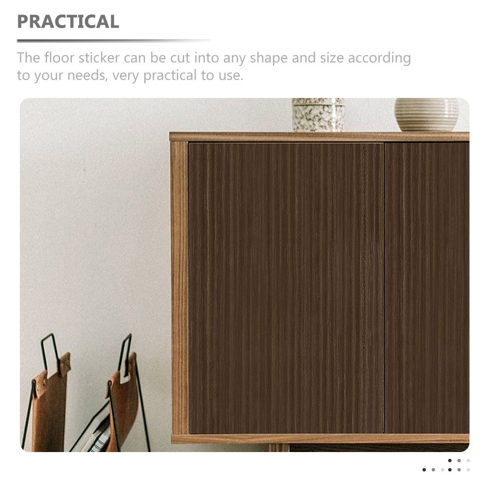 Descasque e colar telhas de piso decalques de PVC à prova d'água fáceis de instalar design de grão de madeira rústica para decoração de casa adesivos de azulejos adesivos