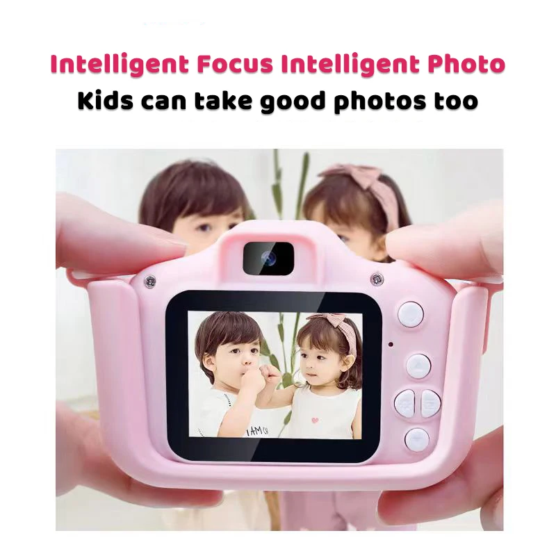 Mini เด็กการ์ตูนกล้องของเล่นน่ารัก Zoon ของเล่นกล้อง Parent-child Interaction กล้อง Selfie แบบพกพากลางแจ้งกล้องของเล่น