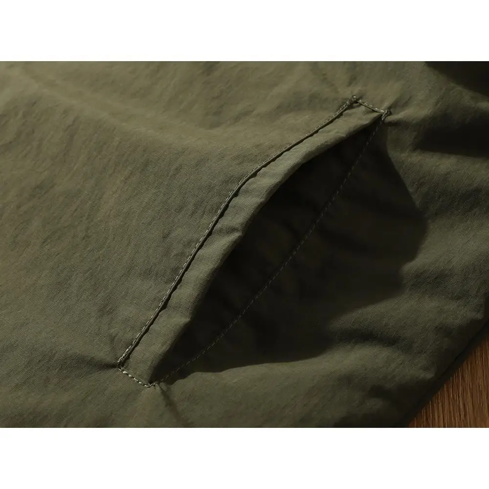 Retro ex Cotton Jaet with Button V-Ne Waterproof Workwear Layering k id Men's Faionable Cotton Coat