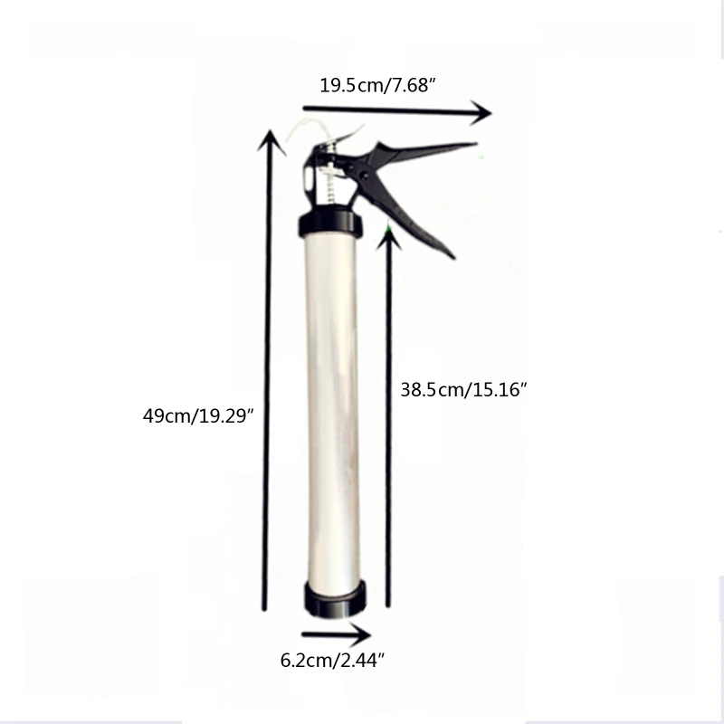 Súng đóng khung xoay thanh siêu mịn 400-600ML cho hình ống
