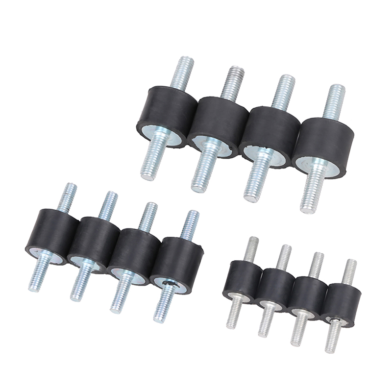 4PCS M5/M6/M8 Supporti in acciaio di gomma Anti Vibrazione Ammortizzatore per compressori d'aria Pompa acqua Saldatrice