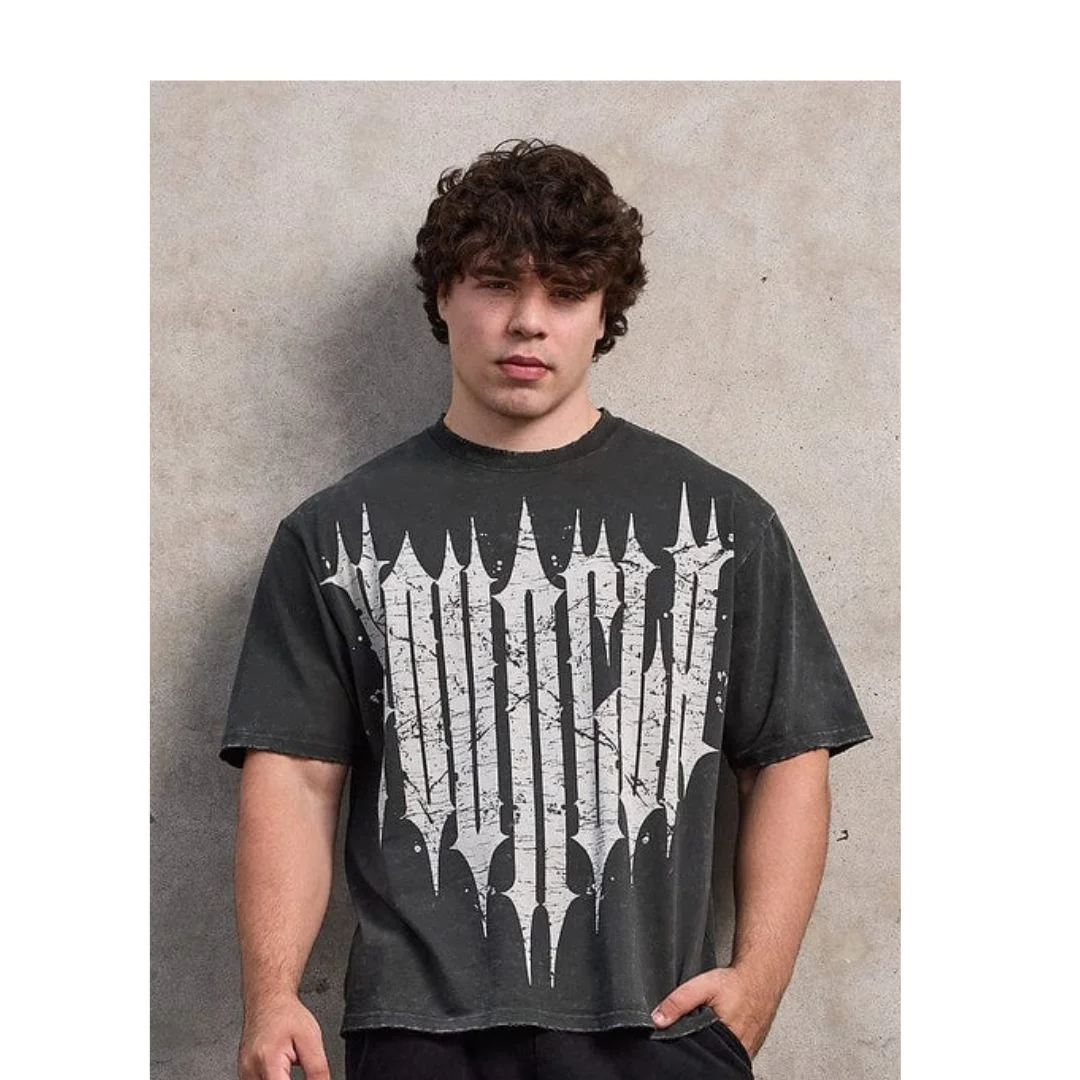 Camisetas masculinas de algodão personalizadas de verão – gola redonda solta para esportes, lazer, academia e corrida, conforto elegante