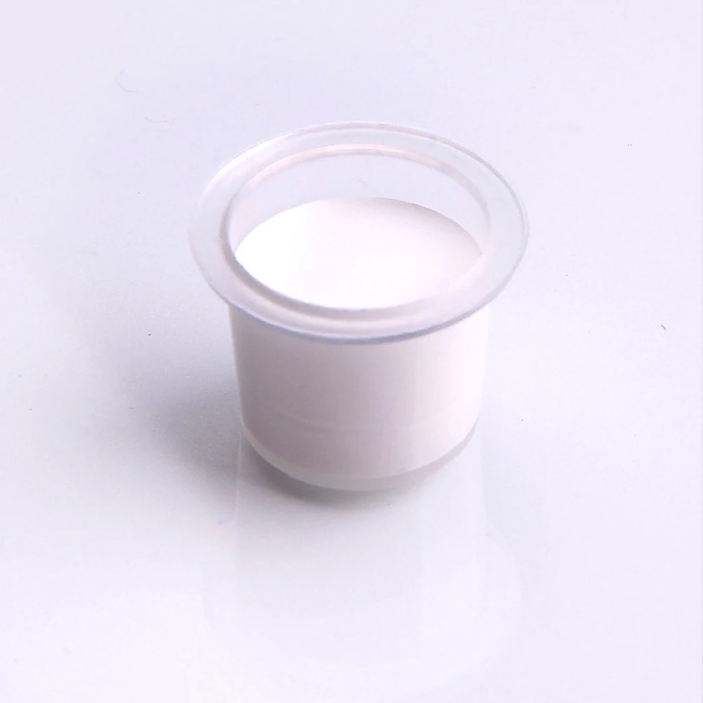 100Pcs Tattoo Ink Cup Cap Plastic Microblading Pigment Clear Holder Container S/M/L Size For Needle Tip Grip Power Supply