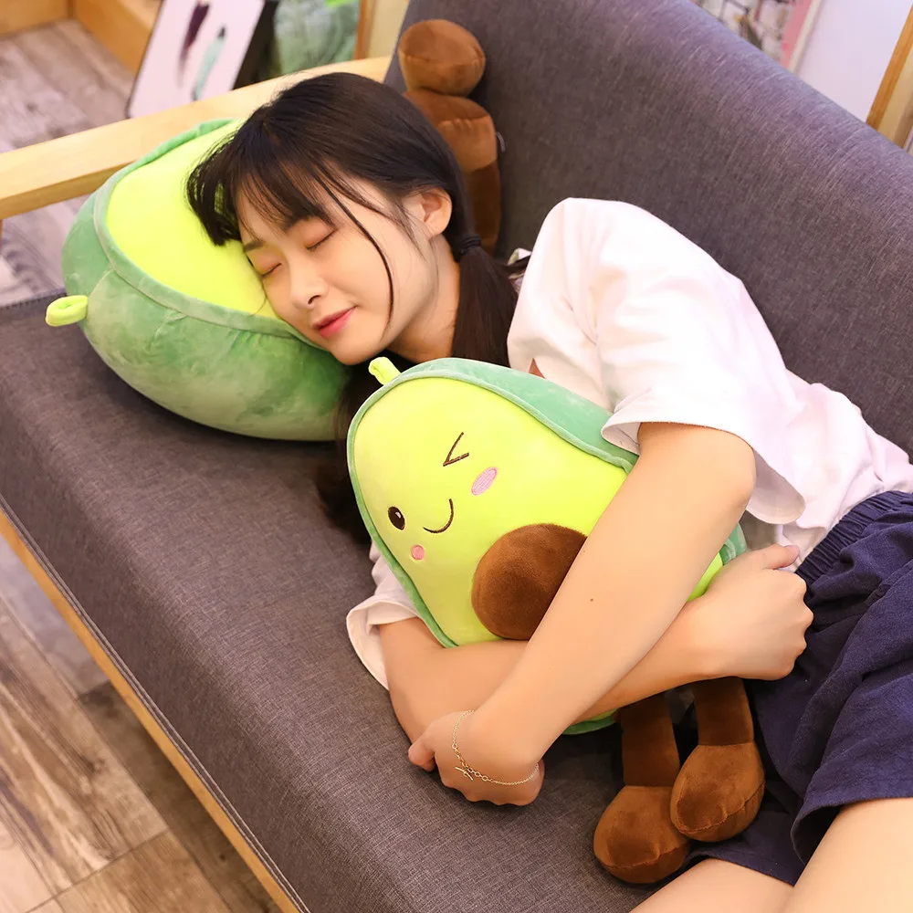 ใหม่น่ารัก Avocado ตุ๊กตาของเล่นตุ๊กตาเด็กหมอนนอนตุ๊กตาขนาดใหญ่วันหยุดของขวัญ Kawaii สร้างสรรค์ผลไม้ Rag ตุ๊กตาเบาะ