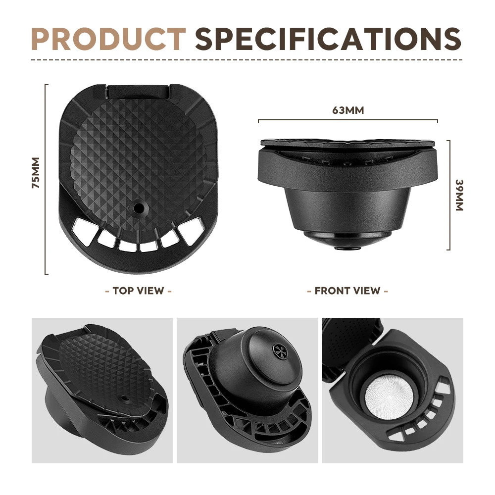 Капсульный адаптер для оригинальных капсул Nespresso Convert Dolce Gusto Crema Make для кофемашины Dolce Gusto CIRCOLO Genio 2