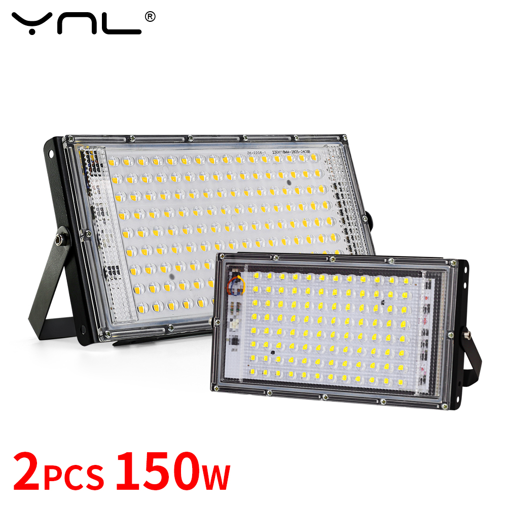 50W 100W 150W LED projecteur IP65 étanche AC 220V projecteur extérieur projecteur LED réflecteur lampadaire mur lumières d'inondation