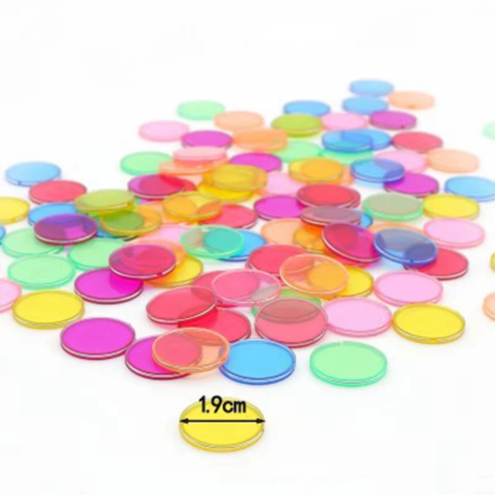 Children Toy Montessori Magnetic Sticks Bingo Chip Color Sorting Math Counting Toys Educational Learning Toy for 3 4 Years Kids