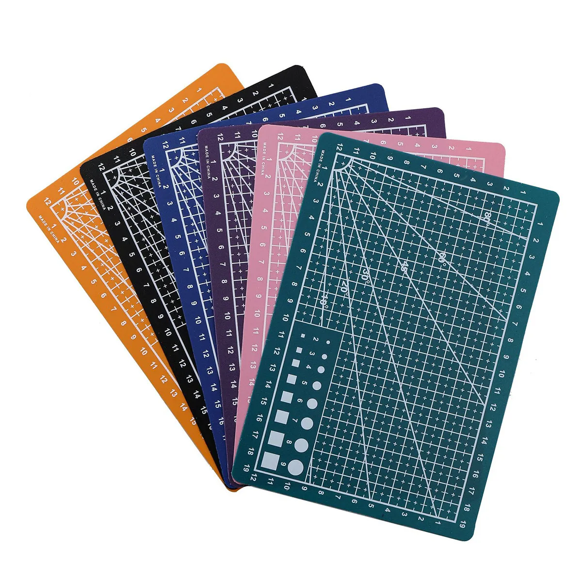 1pcs A5 PVC Cutting Mat Cutting Board Workbench Patchwork Sewing Manual DIY Knife Engraving Leather Single Side Underlay