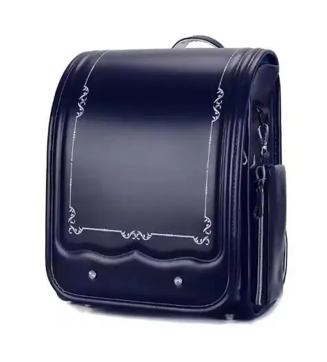 소녀를위한 학교 Randoseru 배낭 소년을위한 일본 학교 가방 일본 PU 가죽 학교 Bookbag randoseru 일본 배낭