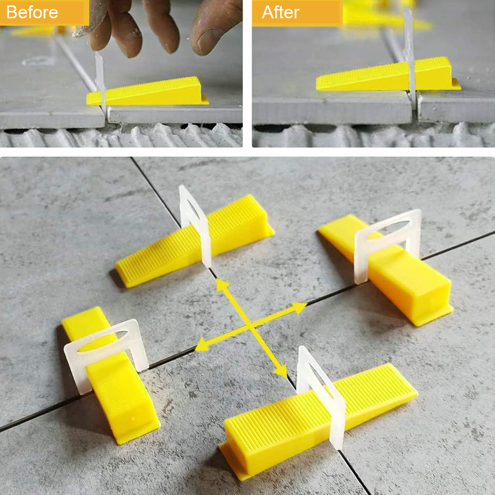 Sistema de nivelamento de telha clipes espaçadores de telha 1.5/2.0mm piso de parede nivelador de cerâmica espaçadores alicate wadge kit para construção de colocação de telha