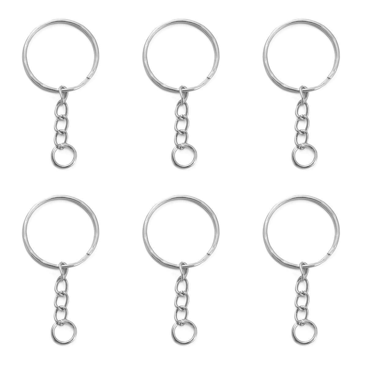25mm key ring four chain toy accessories Hardware accessories diy handmade materials