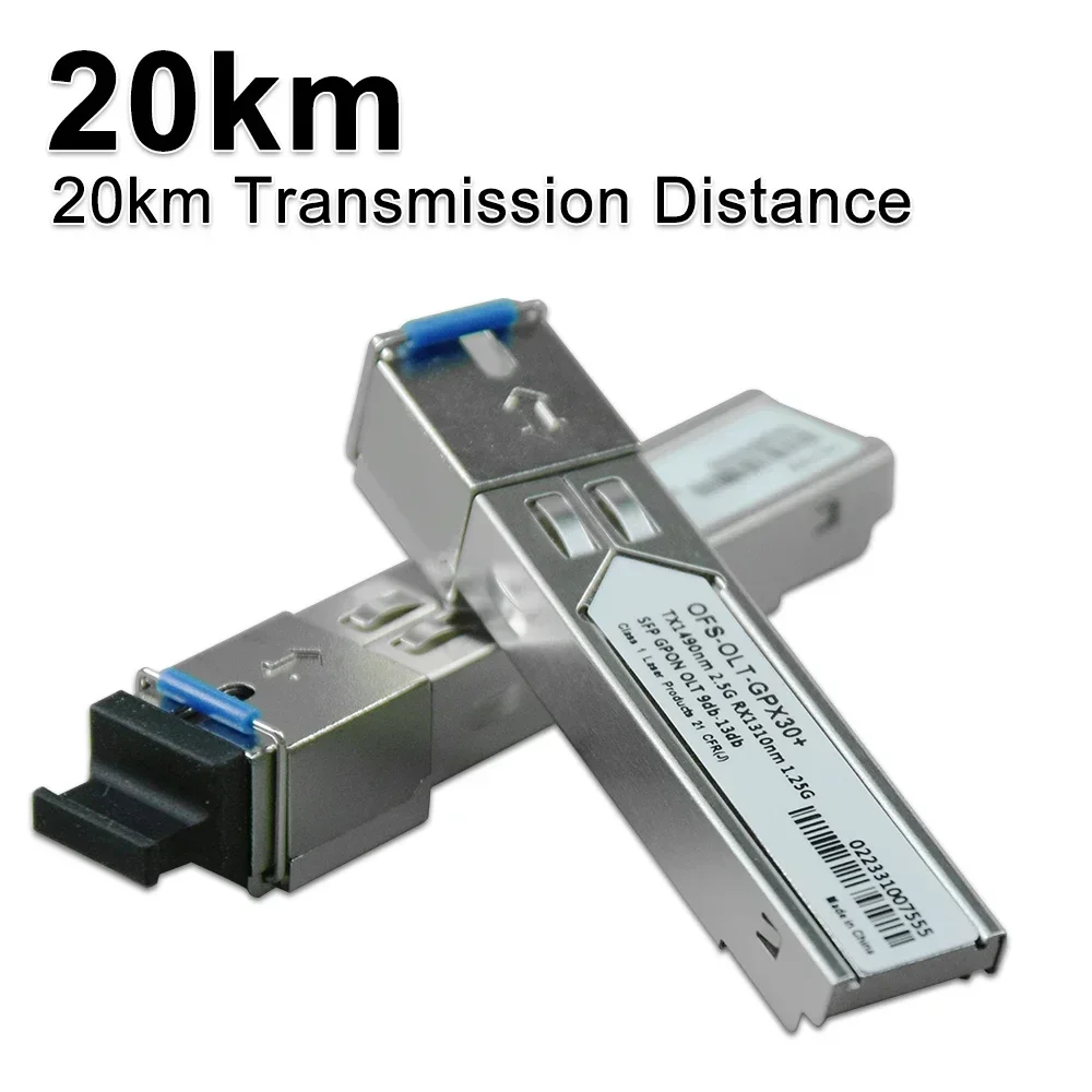 OPTFOCUS GPON OLT GBIC 7dB 8dB 9dB SFP 2.5G/1.25G 20km GPON OLT SFP Kompatybilny z ZTE Huawe Fiberhome OLT PX30+ GBIC