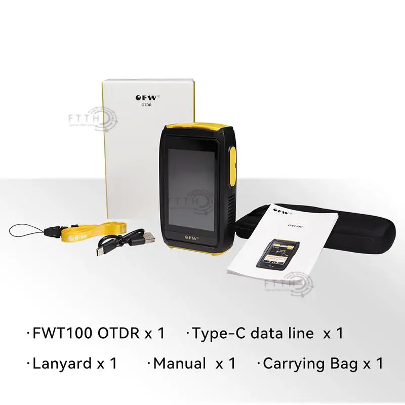 MINI OTDR 활성 섬유 라이브 테스트 1577nm IOLA 1550nm 20dB 광섬유 반사계 터치 스크린 OLS OPM 시각 장애 탐지기