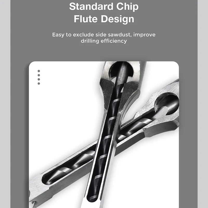 JUSTINLAU HSS รูเจาะไม้เจาะเครื่องมือ Auger Mortising Chisel เจาะชุด DIY เฟอร์นิเจอร์สแควร์เจาะไม้
