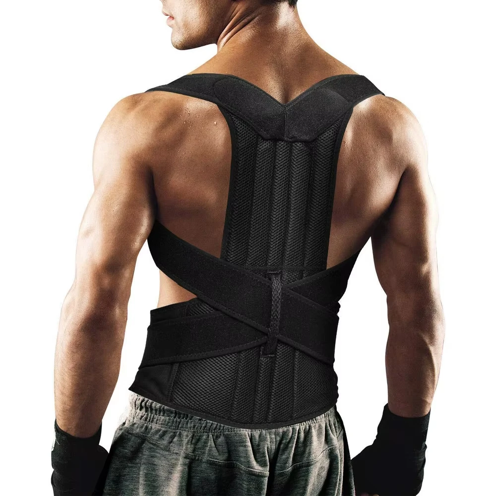 1pcs ปรับกลับท่าทาง Corrector BRACE Clavicle สนับสนุน Unisex เข็มขัดแก้ไขหยุด Slouching และ Hunching Back TRAINER