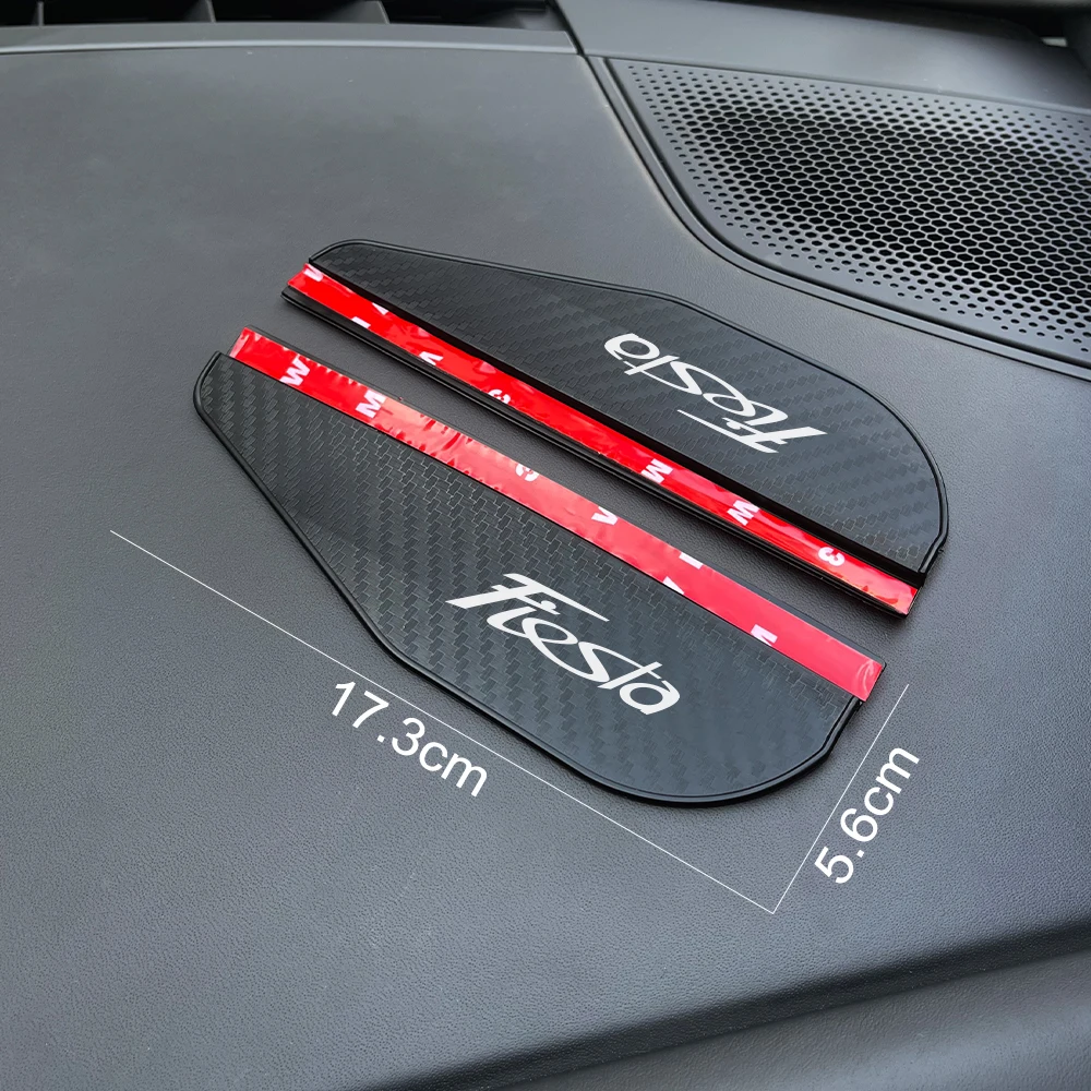 For Ford Fiesta mk8 mk6 mk5 mk7 mk4 1995-2011 2012 2013-2021 Tuning Accessories Soft Rubber Rearview Mirror Rain Eyebrow