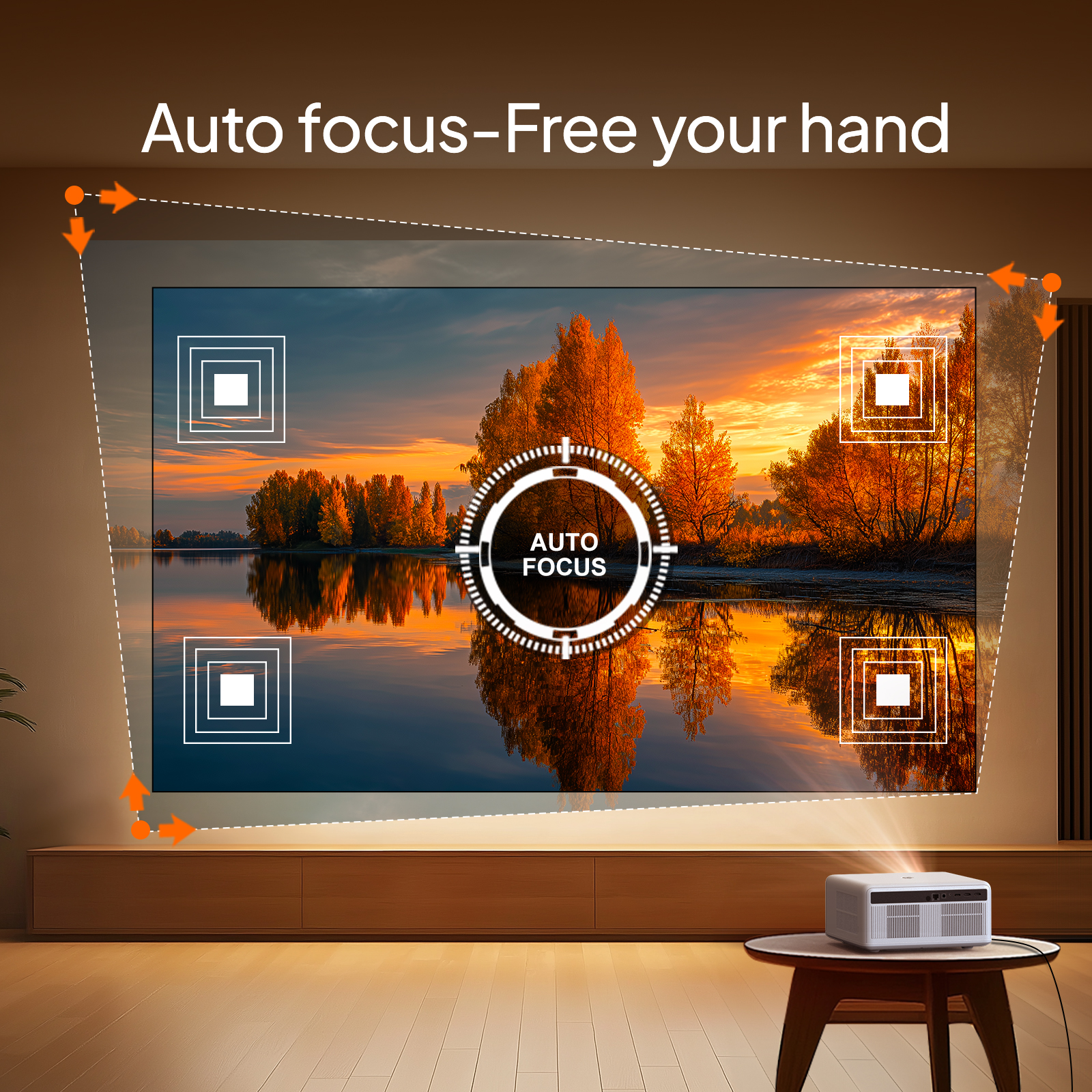 Byintek-フルHD1080pプロジェクター,4K,Bluetooth,wifi 6互換,LOVE-U14 ANSI,オートフォーカス,ホームシアター,1080