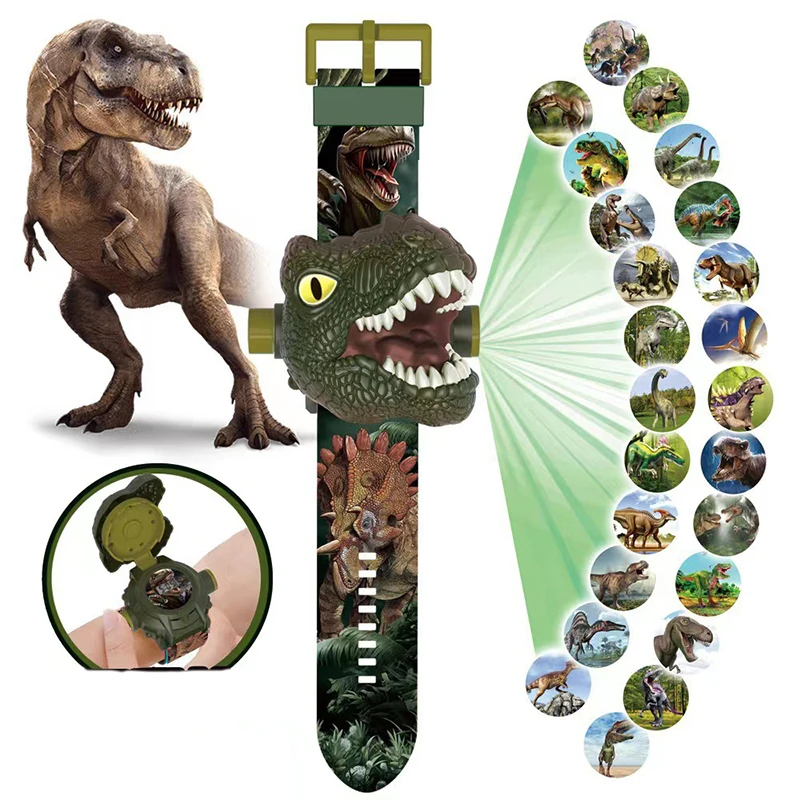 Projecteur pour enfants éducation précoce motif cognitif Puzzle jouet pistolet de Projection lumineux cadeaux d'anniversaire pour enfants montre de Projection