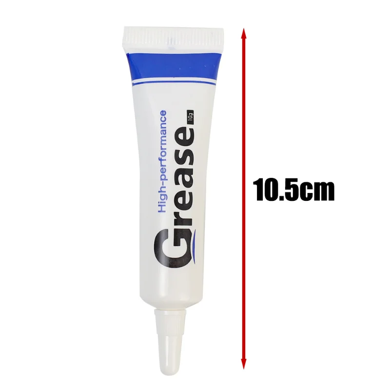 10ml Lithium Based Grease Waterproof O-ring Seal Lubricant Maintenance Lubricant White Glue for Rubber Metal Bearing Lubrication