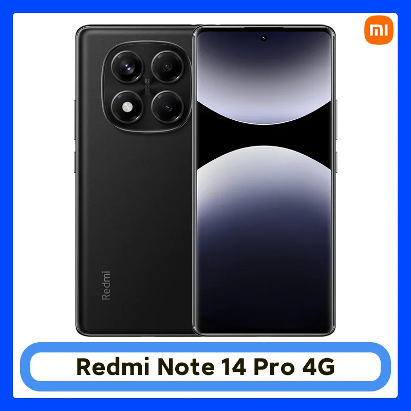 Światowa premiera Wersja globalna Xiaomi Redmi Note 14 Pro 4G Smartfon 200MP Kamera AI MediaTek Helio G100-Ultra 6,67" 5500mAh