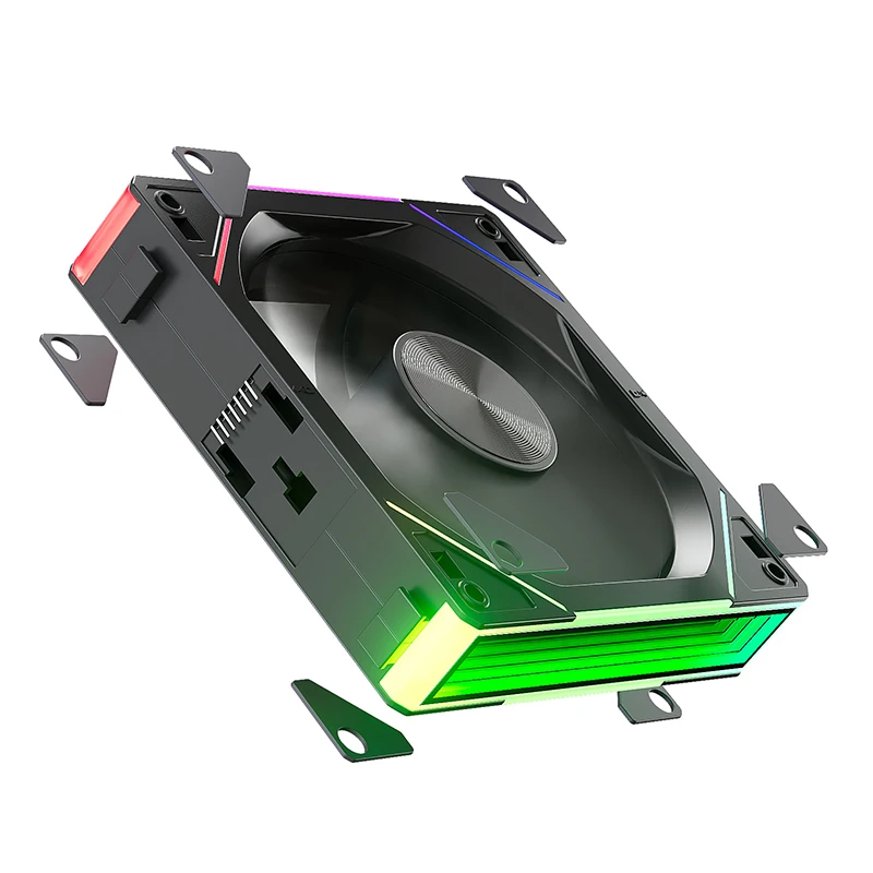 JM-5 Teucer พัดลม casing PC ประสิทธิภาพสูงพัดลมกล่องทำความเย็นน้ำระบายความร้อนได้อย่างดีพัดลมหม้อน้ำคอมพิวเตอร์