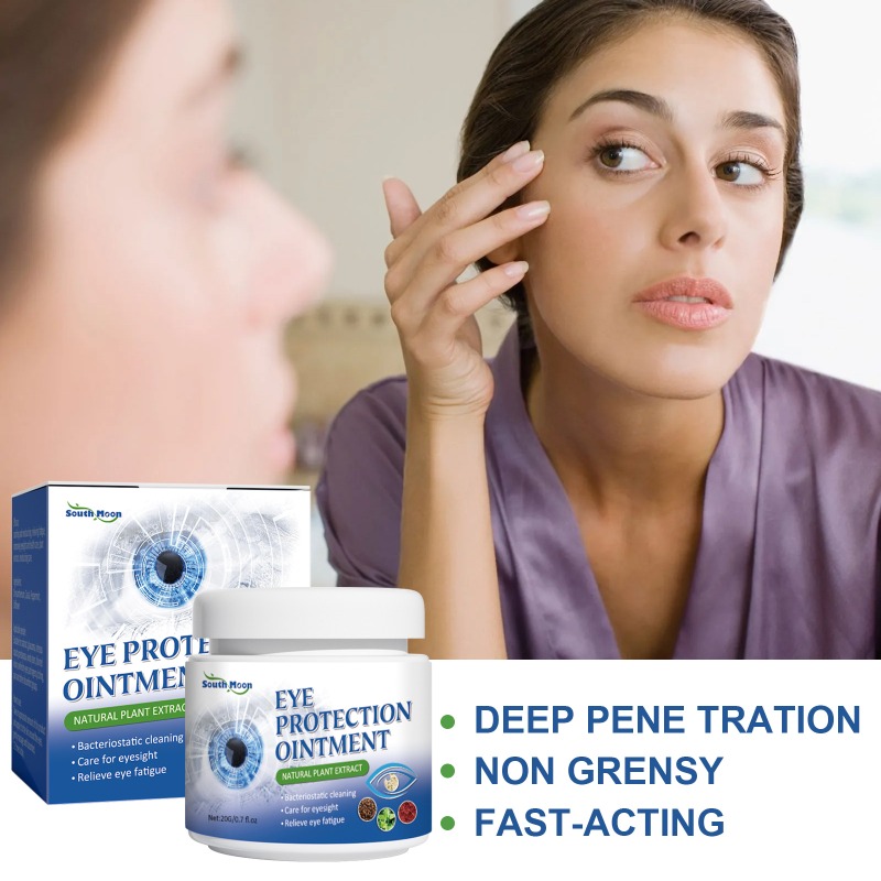 Crema para Ojos que promueve una vista más clara, masaje relajante suave, reduce la incomodidad, alivia la fatiga de los ojos secos, cuidado de la salud ocular