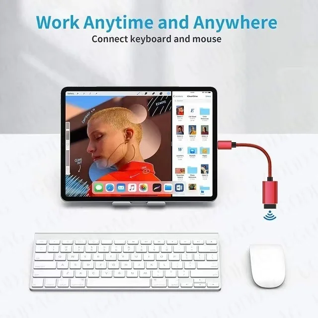 Cavo adattatore USB-C a USB OTG Cavo adattatore USB tipo C maschio a USB femmina Convertitore cavo OTG per Xiaomi Samsung MacBook Pro