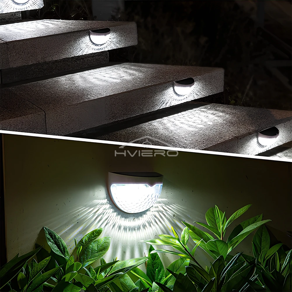 LED ソーラーフェンスランプ屋外防水ウォールライト波形ライトフェンステラスガーデンパス装飾ライトウォームホワイト