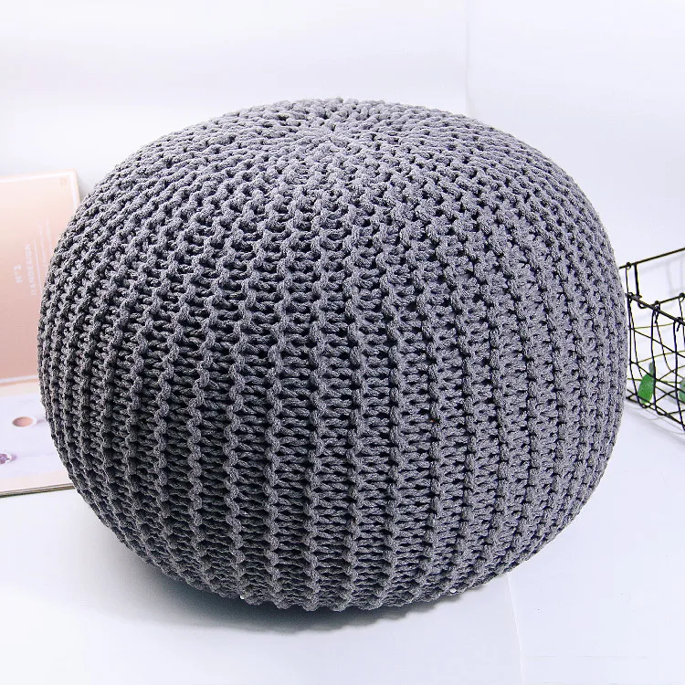 Nordic Hand-ทอง่ายล้างทำความสะอาดได้รอบ Pier Creative รองเท้าเปลี่ยนสตูลห้องนั่งเล่นโซฟา Tatami Rest
