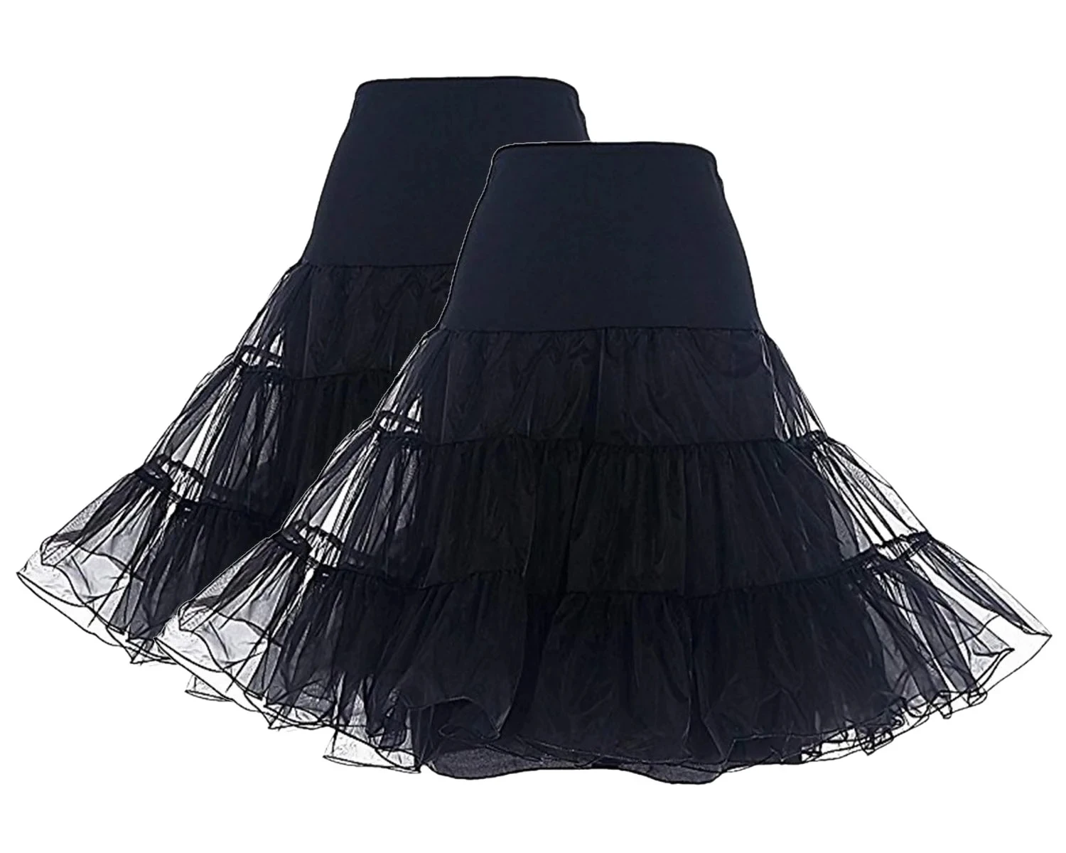Elegante gonna gonfia sottogonna accessori per feste da donna corto in organza sottoveste di Halloween crinolina da sposa vintage