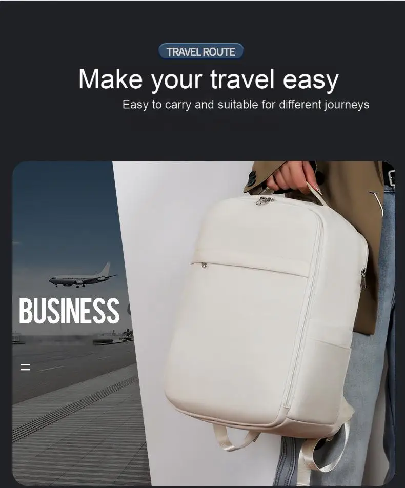 New Business Backpack - Fits 14"/15" Laptops, Great for Short Trips. Colorful, Cabin-Approved. Unisex, Stylish & Practical