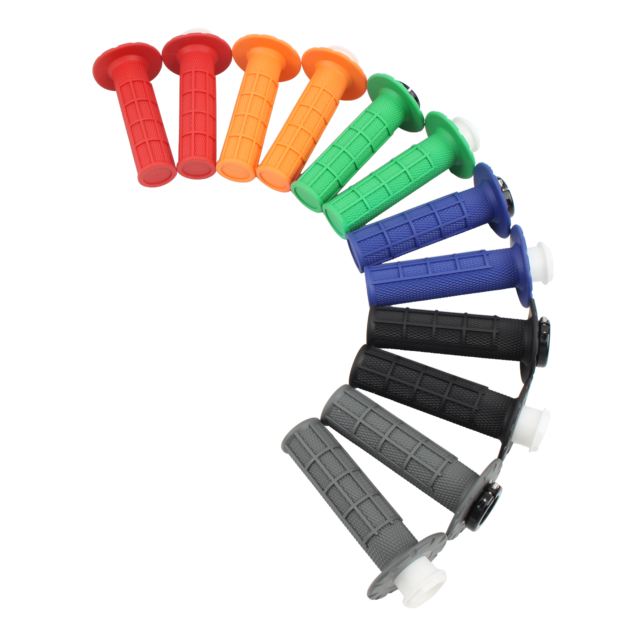 オートバイハンドルバーグリップ,7/8 ", 22mm,ハンドグリップ,スナップオン,カムロックオン,ktm,kawasaki,crf,sxf,exc,ユニバーサルモトクロス,ダートバイク