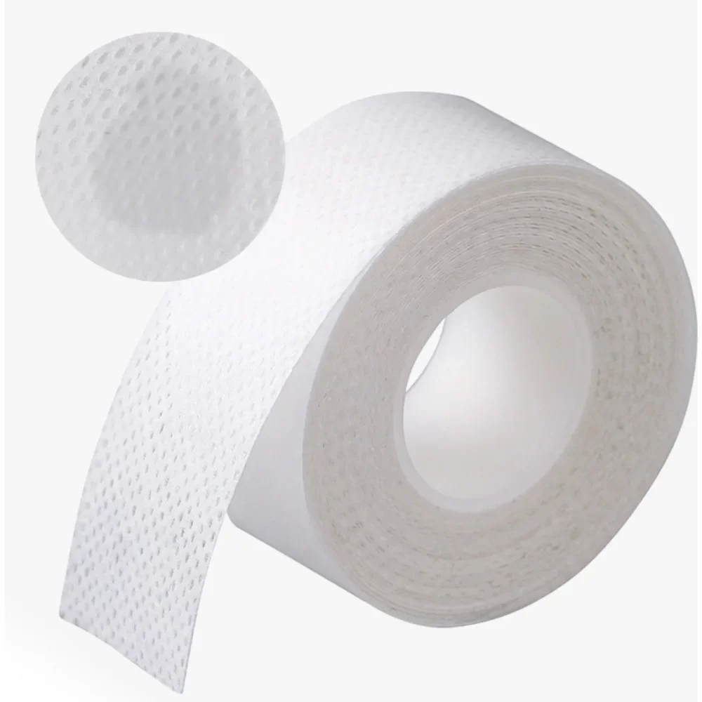 Protector antisuciedad para cuello de camisa y sombrero, pegatina de fijación, cinta autoadhesiva desechable, cinta absorbente de sudor enrollada, 8m