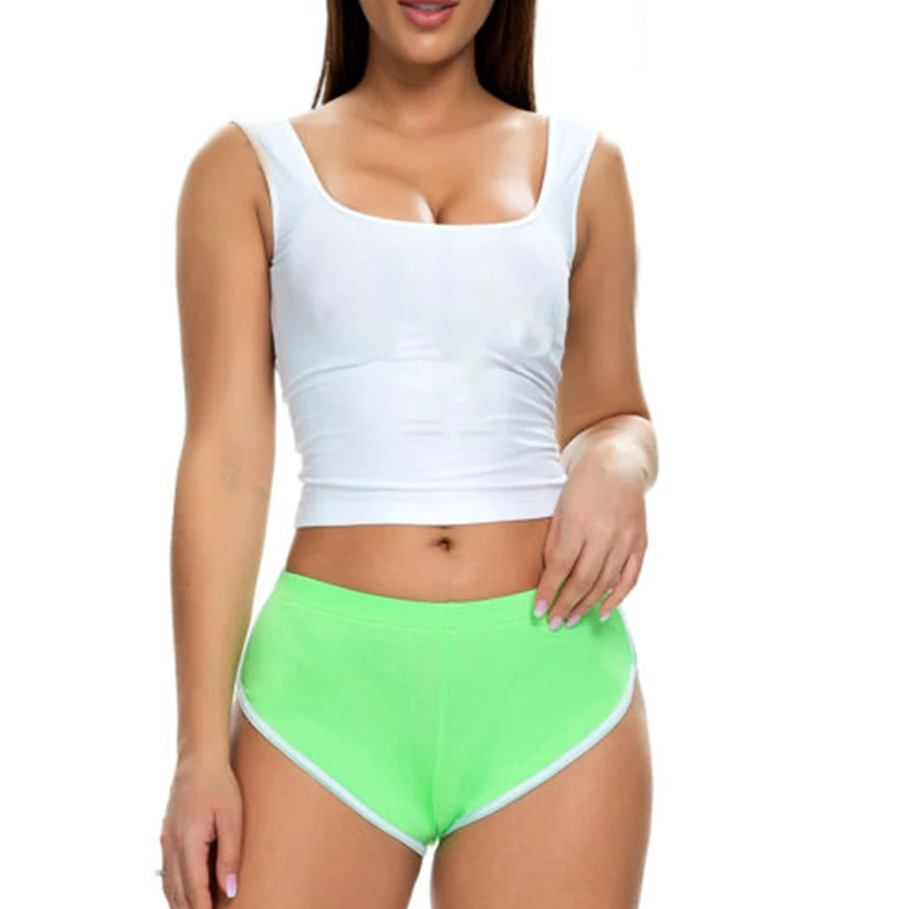 Ropa interior suave y cómoda para mujer, pantalones cortos deportivos para Yoga, bañadores, Fitness, correr, entrenamiento, gimnasio, pantalones calientes, bragas sin costuras, suspensorio