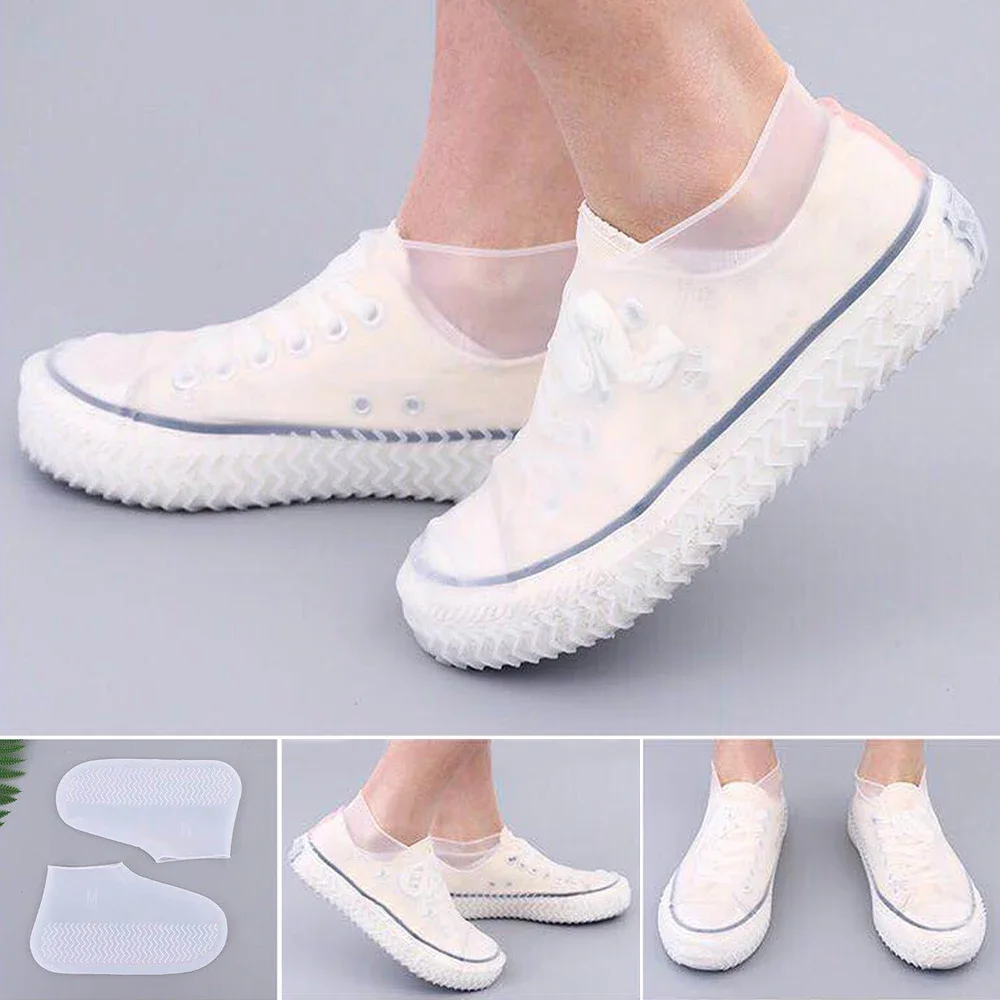 Reusable Non-SLIP Rain BOOTS รองเท้ากันน้ํายาง Rain BOOT สําหรับกลางแจ้งเกียร์ในครัวเรือนสินค้าบ้าน