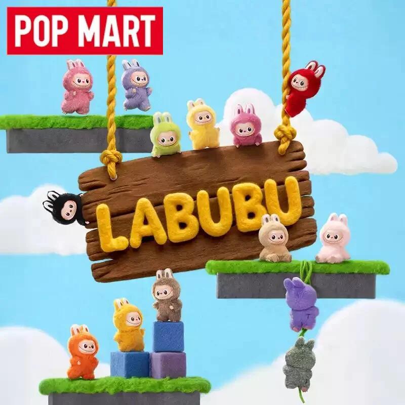 POP MART Labubu De Monsters Pin voor Liefde Serie Blind Box Guess Bag Mystery Box Speelgoed Pop Anime Figuur Ornamenten Gift Collection