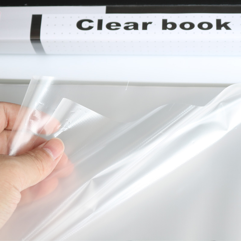 B4 Kunststoff Budget Binder Datei Ordner Dokumente Broschüre Broschüre 40/60 Seiten Büro Student Lieferungen Schreibtisch Veranstalter