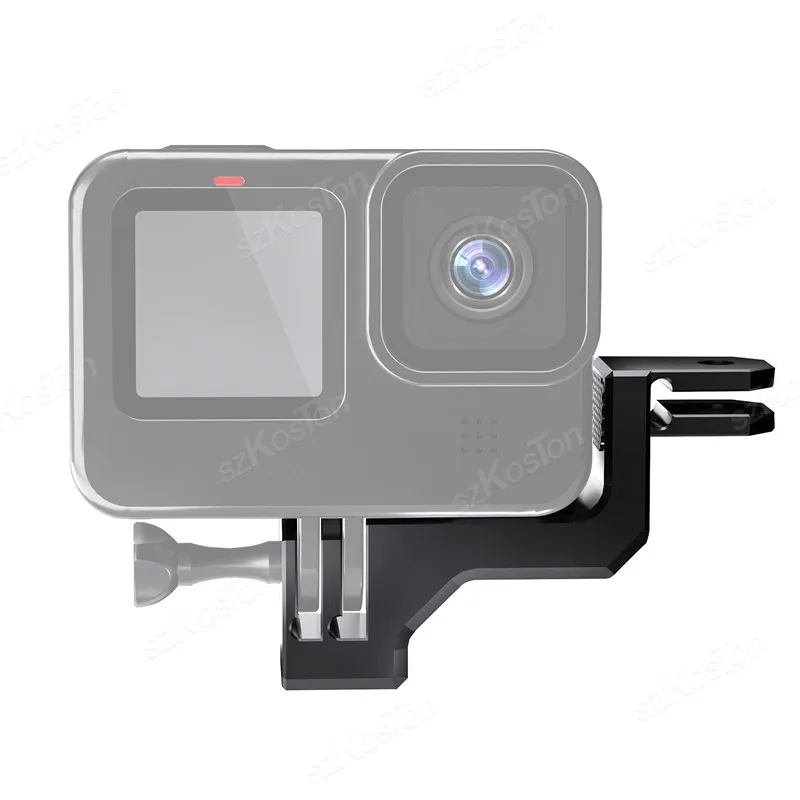 CNC Action camera Vertical Bracket Adjusting Arm Mount Adapter for Gopro 13 12 11 10 9 Vertical Shooting First-view Accessories