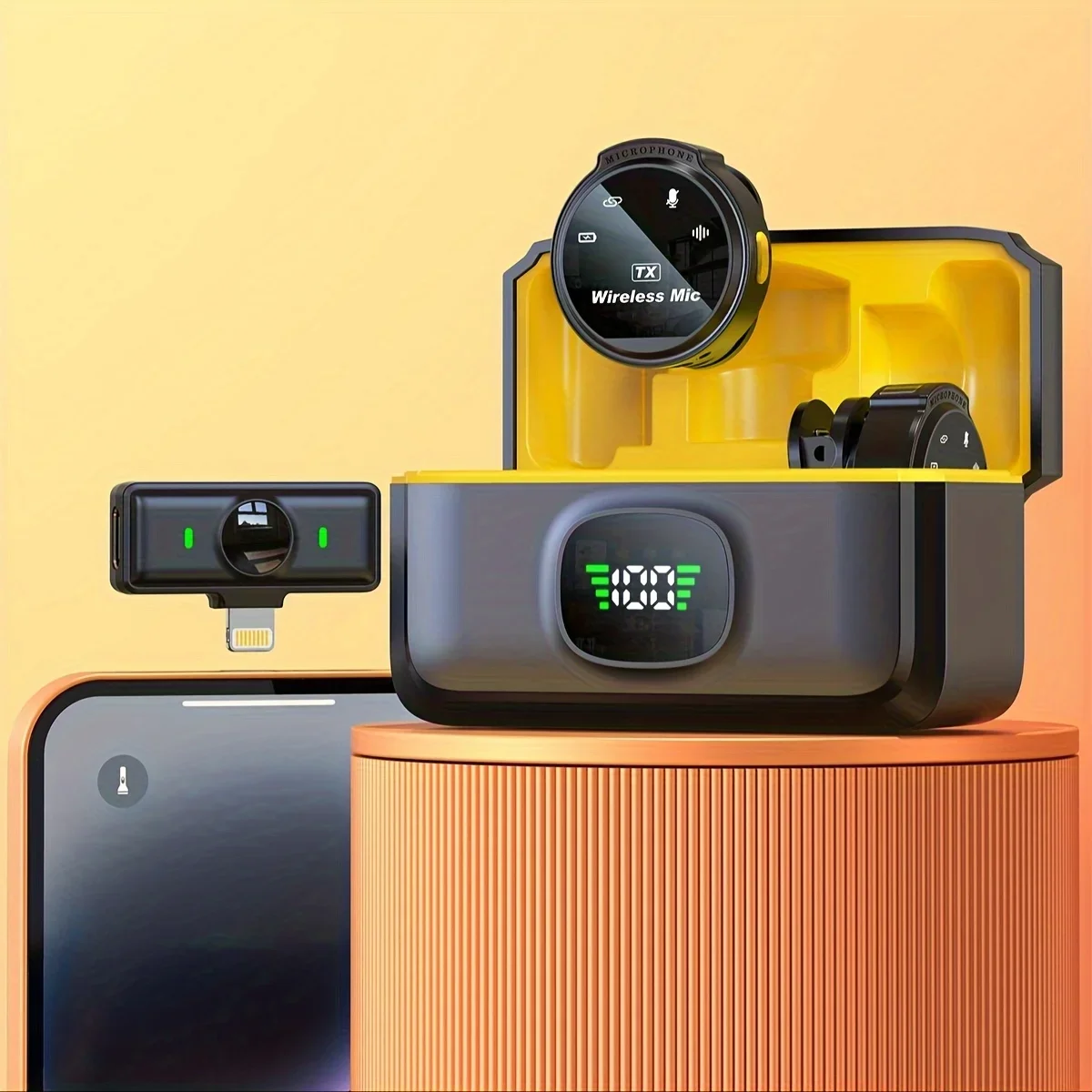 Micrófono Lavalier inalámbrico J6, micrófonos de solapa Plug & Play para grabación de vídeo perfecta, Vlogging, transmisión en vivo y entrevistas