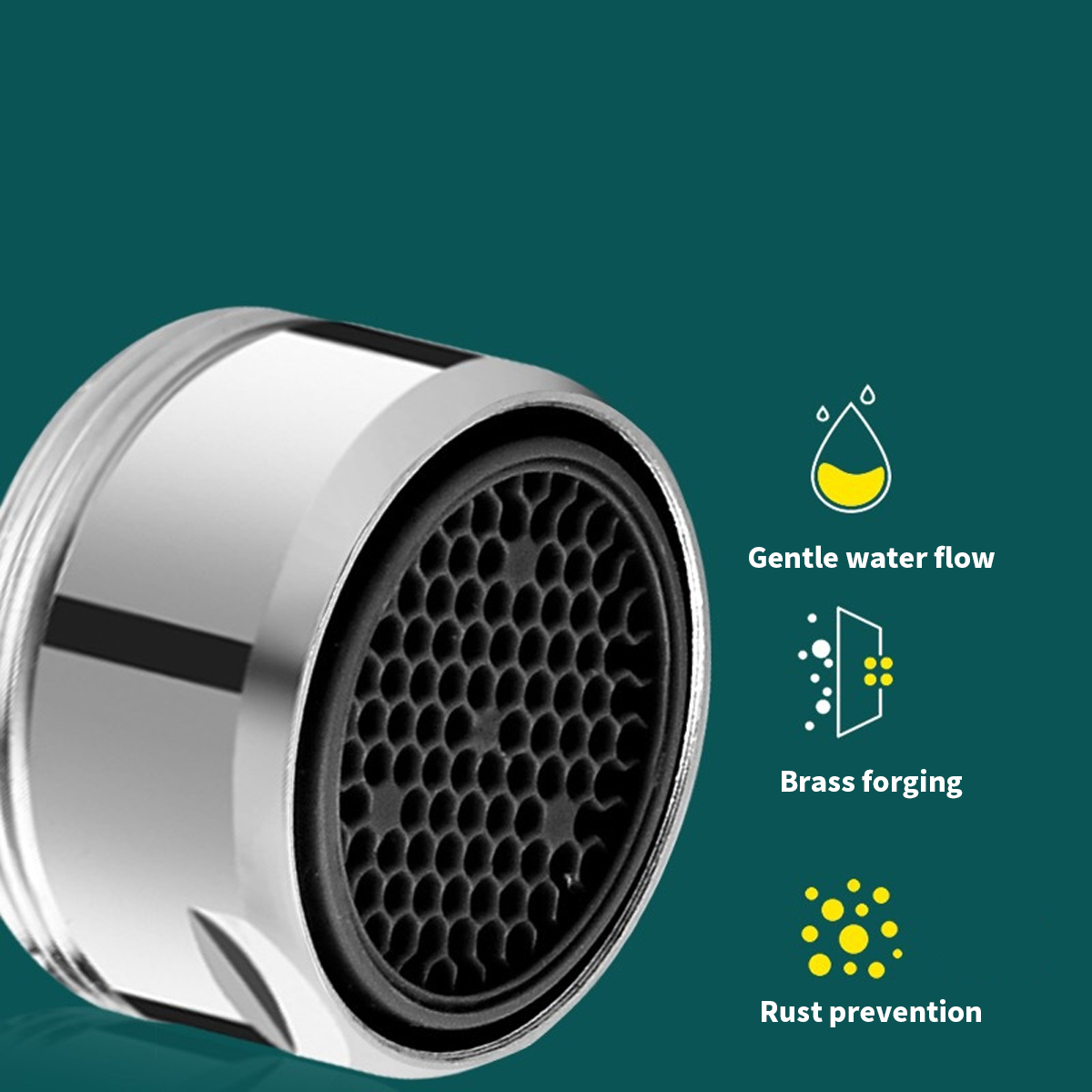 Beluchters Waterbesparende kraan Kraanmondstuk Draad Vervangbare keukenkraan Filtermond Badkamerkraan Waskolf Badkameronderdelen