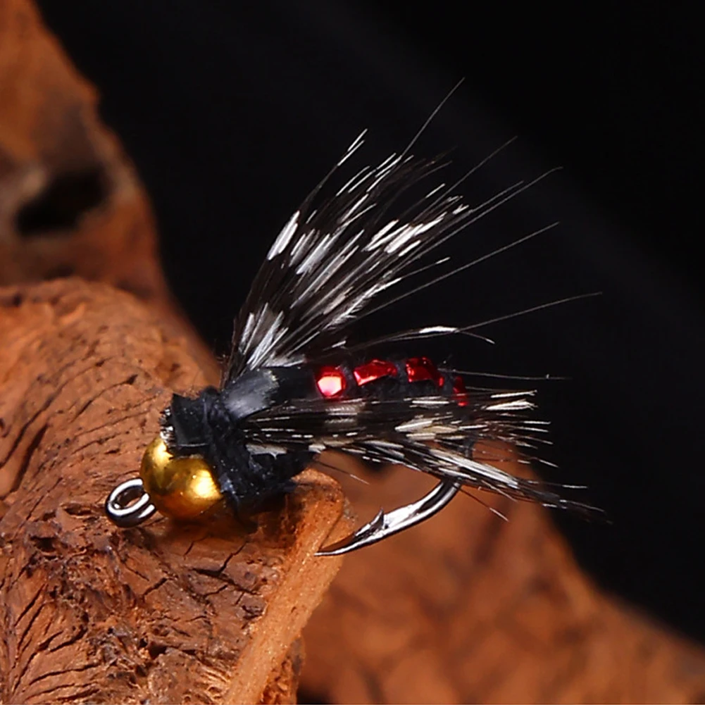 5/10Pcs Fly Insects Lures Fly Fishing Lures Fly Bait Hooks Imitation Insects Fly Bait Bionic Fly Bait for Trout Bass Salmon