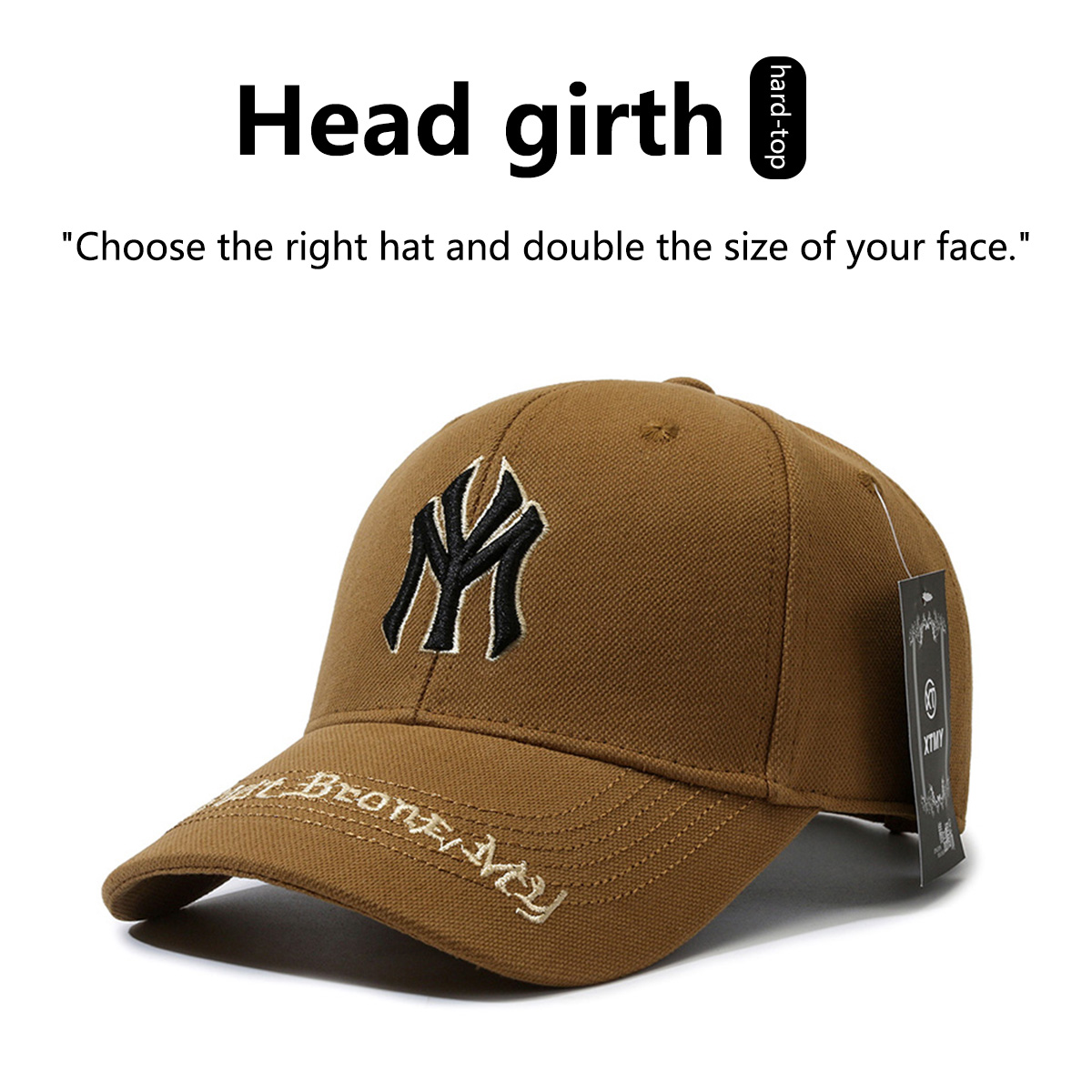 Hat Women's Korean Version Cap Soft Top Washed Distressed Baseball Cap Fashion Casual Men's Embroidery Sunshade Sunscreen Hat