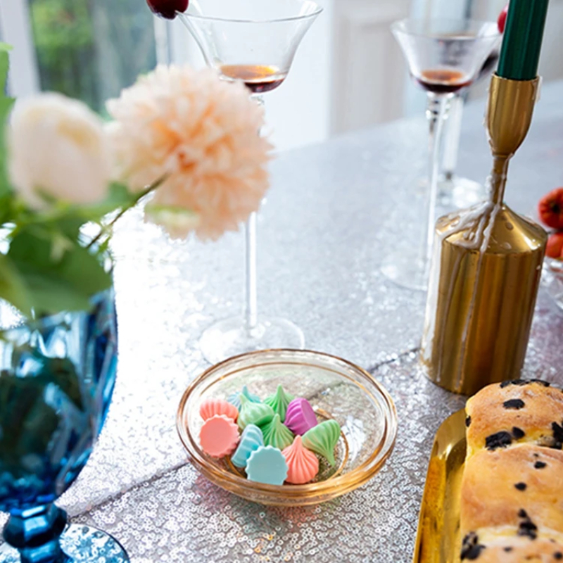 結婚式の装飾用のスパンコールファブリック,ステージの背景用のファブリック,衣類とドレス用のファブリック,テーブルクロス用のファブリック,フリンジメッシュ,3mm, 130 cm x 50cm