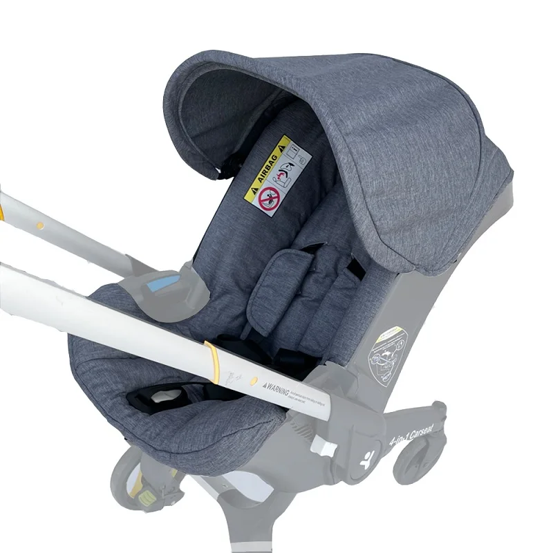 Acessórios para carrinho de bebê, dossel, kits de troca de almofada, roupas, guarda-sol, compatível com carrinho doona, 4 em 1, assento de carro