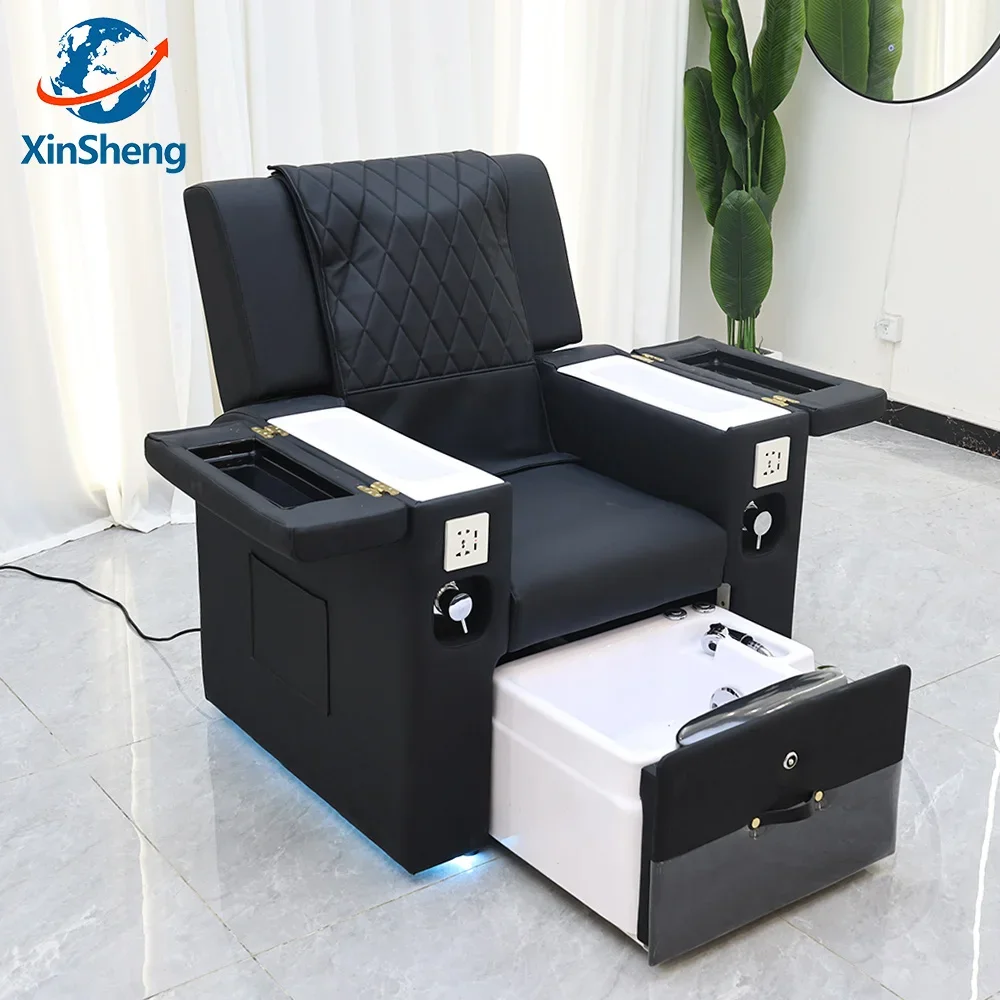 Xinsheng cadeiras de salão de beleza, cadeira de pedicure, móveis de spa, sofá de massagem, cadeira de beleza de unhas, sofá para casa, banho de pés, itens domésticos