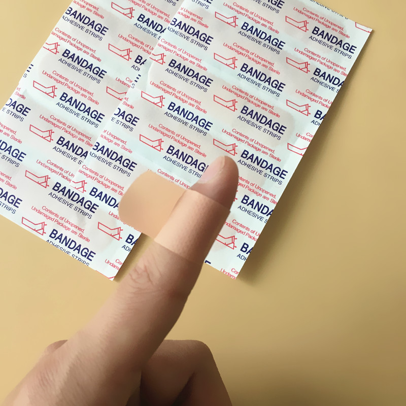 100 Stück/Rolle Pflaster 72 x 19 mm Erste-Hilfe-Streifen Patch für Kinder Erwachsene Haut Wundauflage Gips Patch Klebeverbände