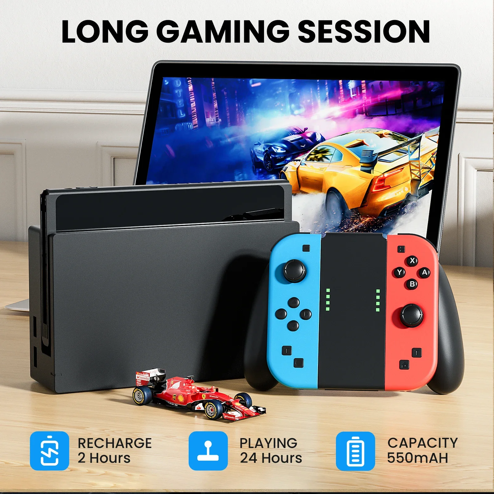 Joycons Gamepad para Nintendo Switch/Lite/Oled/Ios/Android controlador inalámbrico Bluetooth Joystick con consolas de videojuegos Trubo