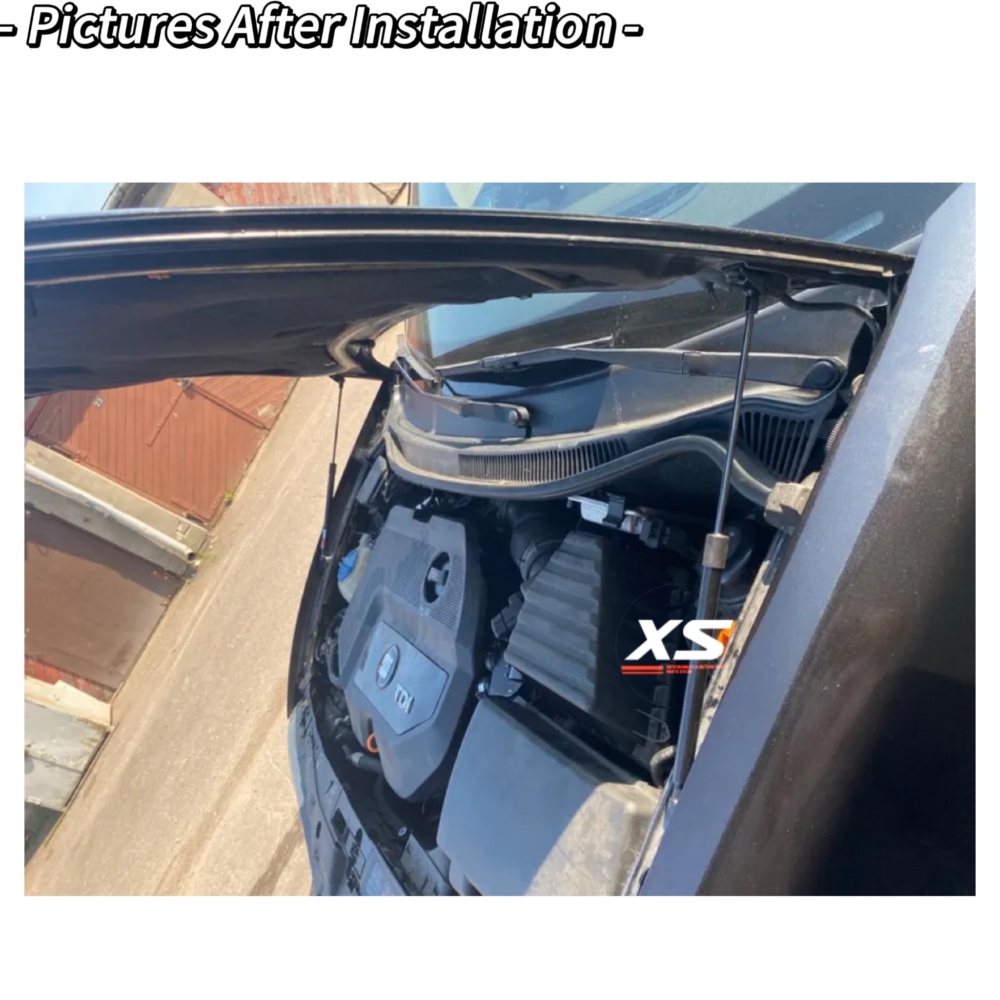 Amortecedores de capô para assento ibiza mk3 6l 2002-2008 capô dianteiro modificar choques amortecedor elevador suporta haste absorvedor cilindros de mola a gás